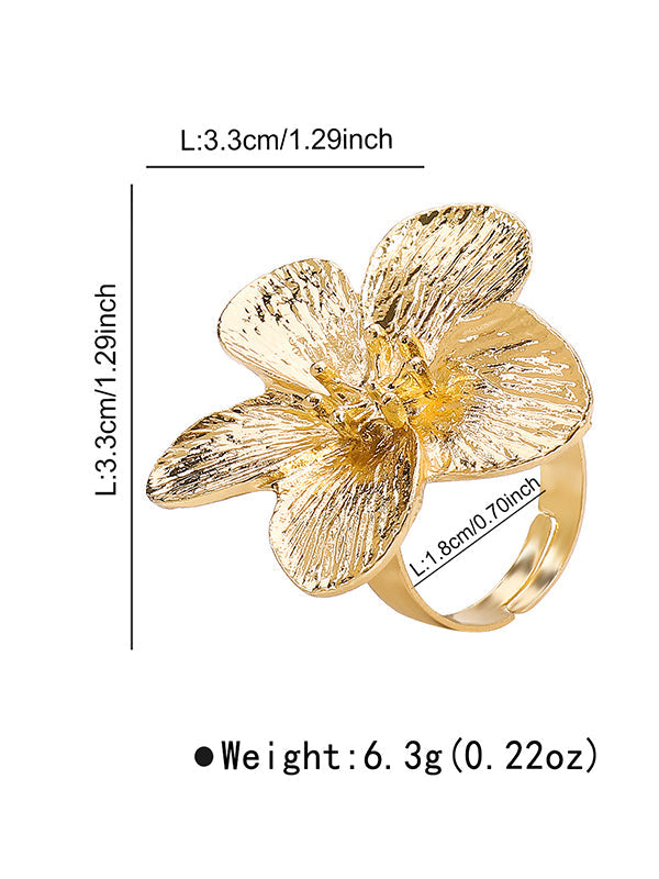 Flower Shape Rings Accessories + Necklaces Accessories