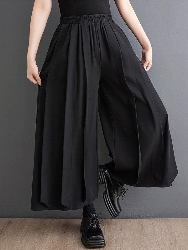 Pleated Loose Ninth Pants Casual Pants Bottoms