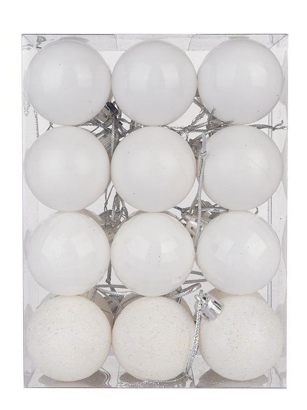 24Pcs Colorful Ball Christmas Tree Decoration