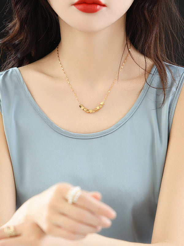 Solid Color Loose Sleeveless Round-Neck Vest Top