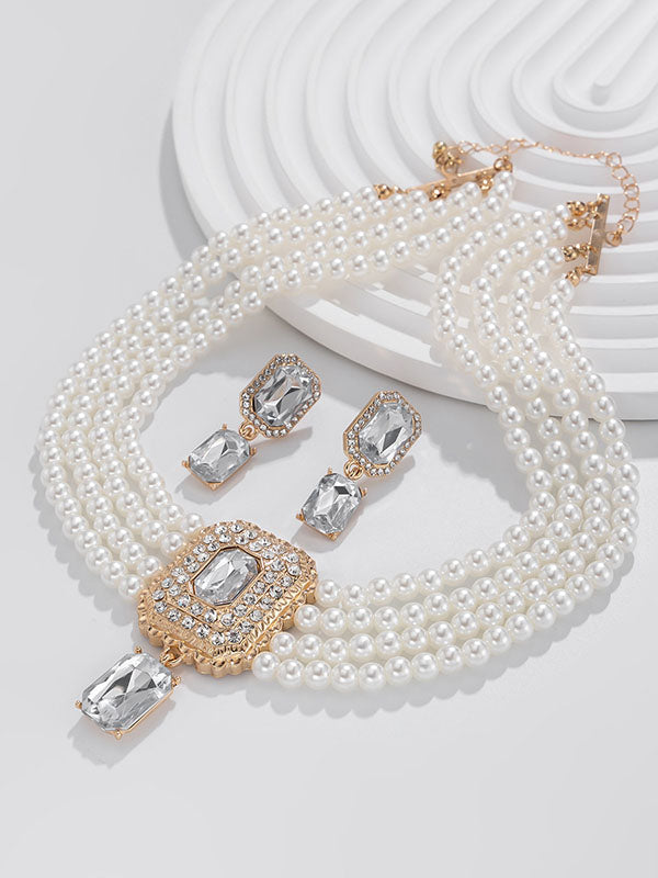 Geometric Necklaces Accessories Drop Earrings