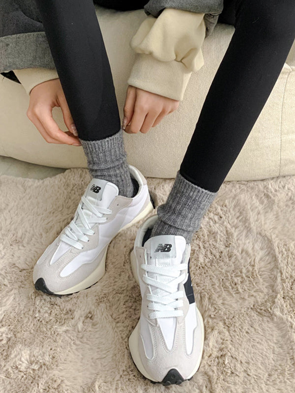 Elasticity Solid Color Socks