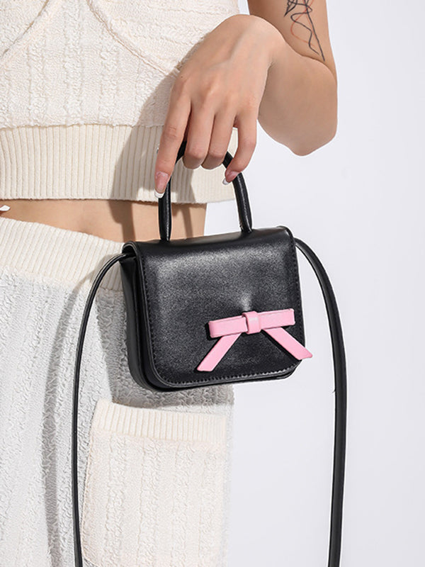 Bowknot Split-Joint Handbags Crossbody Bags Bags Accessories Bags