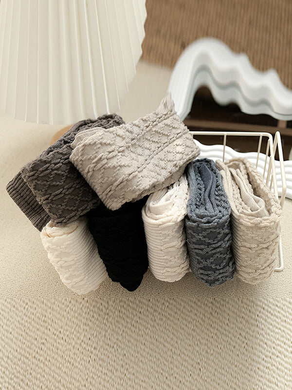 Casual Skinny Split-Joint Solid Color Stockings Accessories