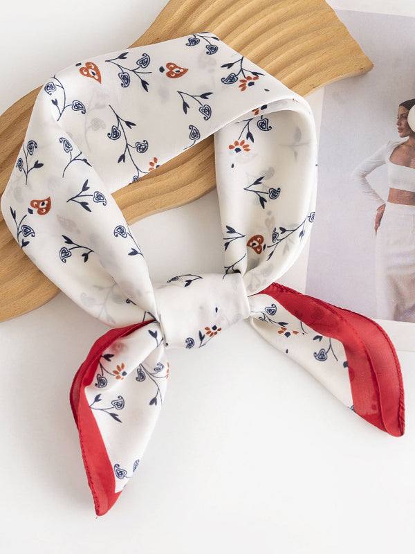 Flower Print Scarf