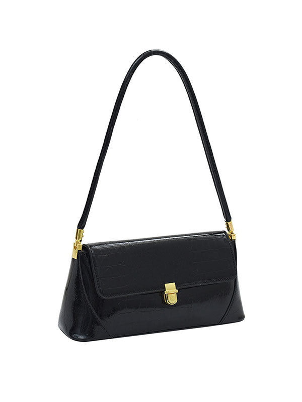 Crocodile Pattern Zipper Handbags