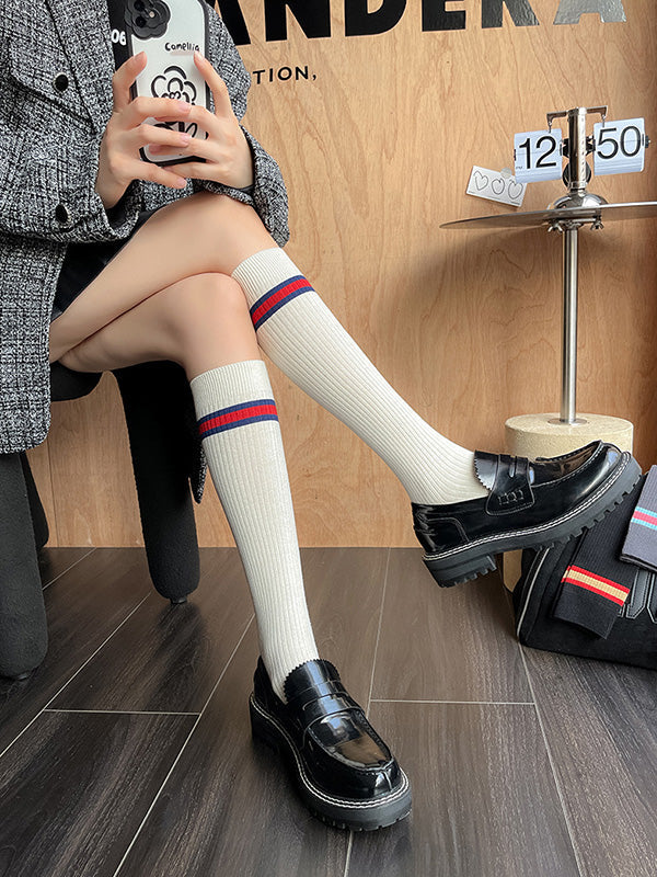 College Style Striped Stockings Accessories