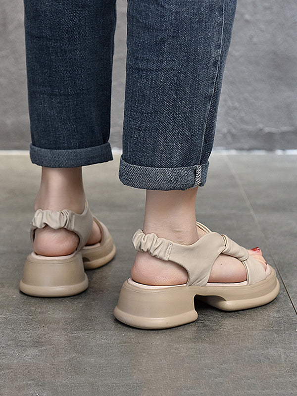 Open Toe Sandals Platform Shoes