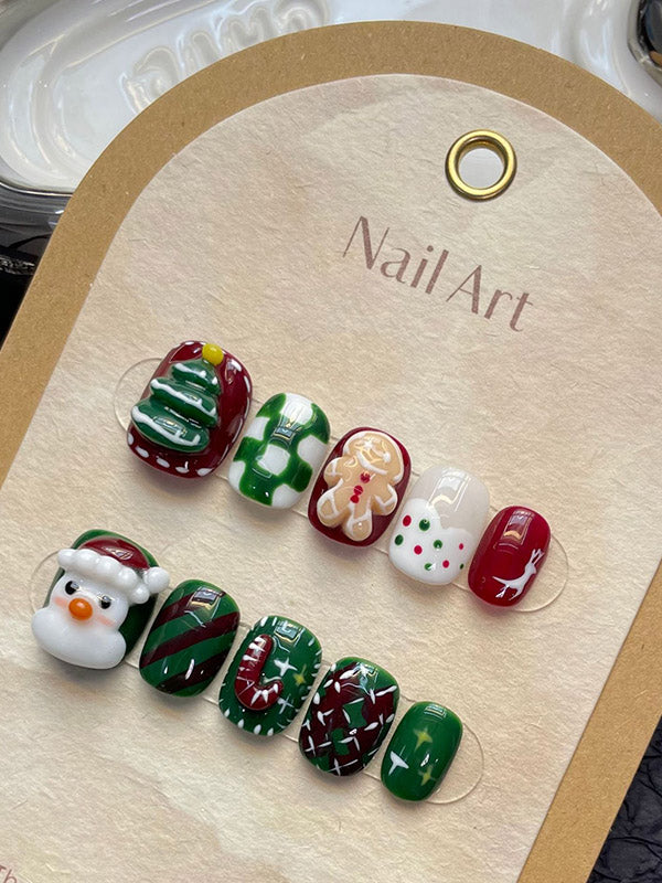 Detachable Printed Press-On Nails
