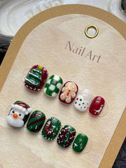 Detachable Printed Press-On Nails