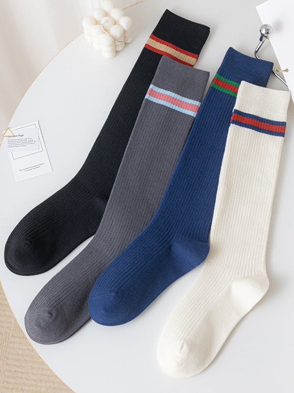 College Style Striped Stockings Accessories