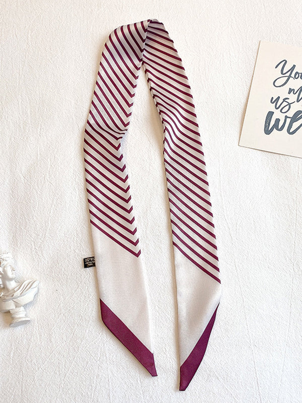 Leisure Striped Hair Band Scarf