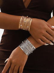 Geometric Rhine Stones Ringent Bracelet Accessories