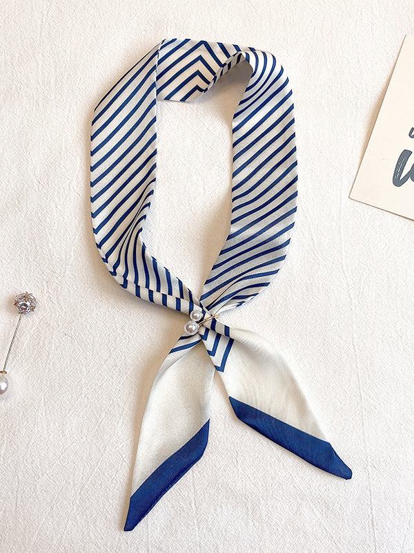 Leisure Striped Hair Band Scarf