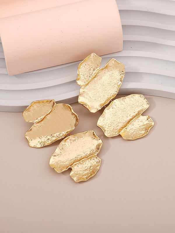 Chains Shiny Irregularity Earrings Accessories