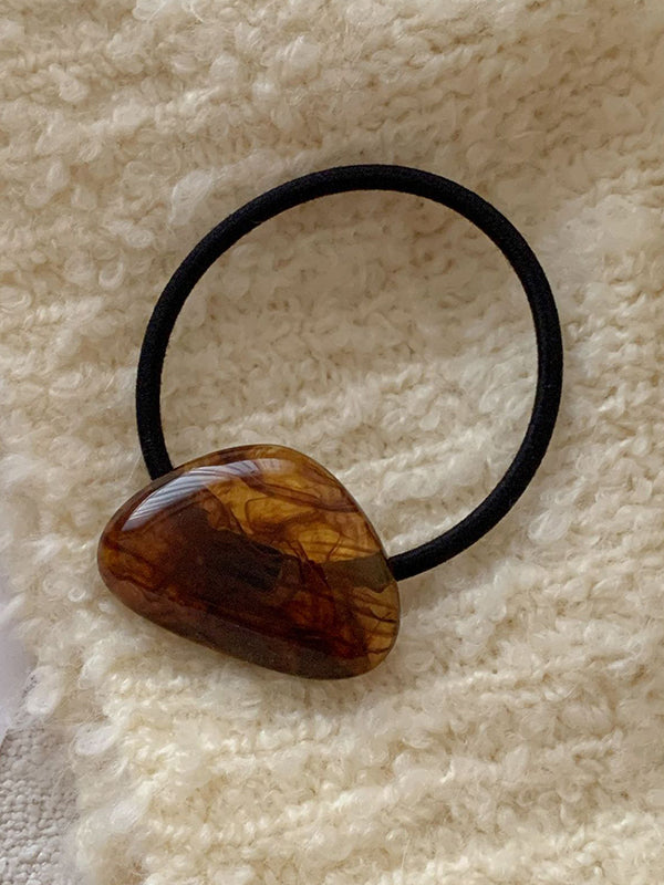 Geometric Stretch; Elastic Ponytailholder Hairtie Hairbobble Hair Accessories