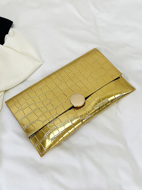 Geometric Shiny Split-Joint Handbags Bags