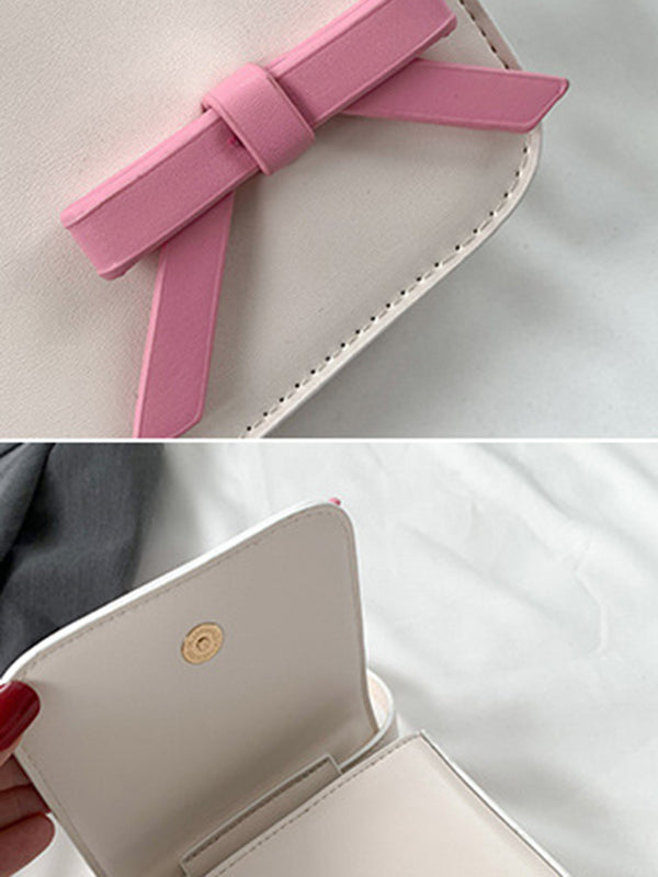 Bowknot Split-Joint Handbags Crossbody Bags Bags Accessories Bags