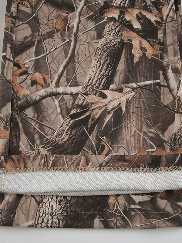 Drawstring Elasticity Printed High Waisted Loose Trousers Pants