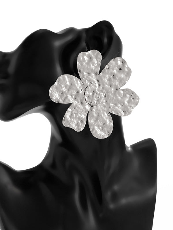 Flower Shape Irregularity Earrings Accessories