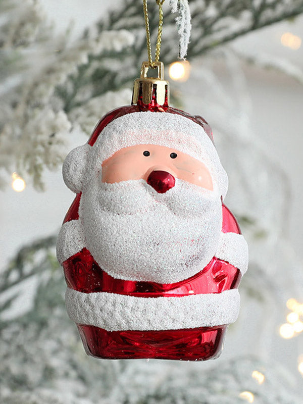 2 Pcs Snowman House Ice Cream Christmas Xmas Tree Decorations Pendant