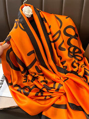 Flower Print Sun protection Shawl&Scarf