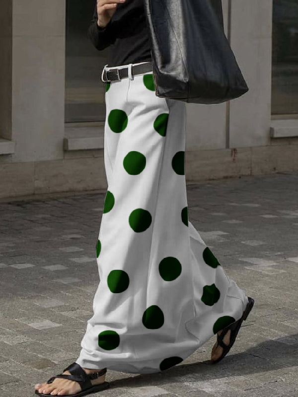 High Waisted Polka Dot Skirts Bottoms