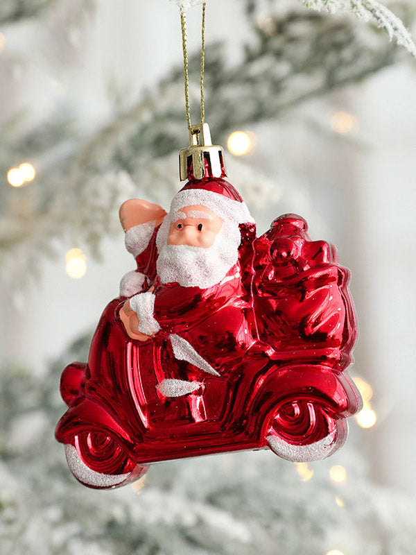 2 Pcs Snowman House Ice Cream Christmas Xmas Tree Decorations Pendant