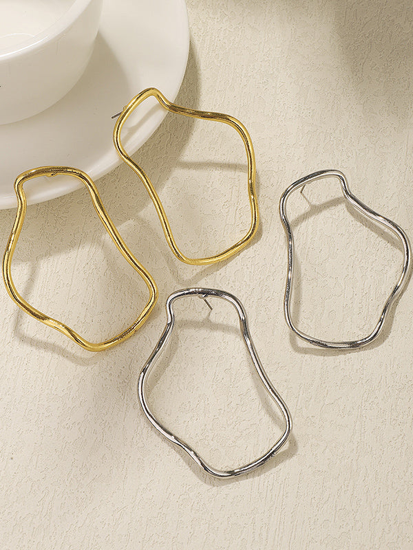 Geometric Normcore Drop Earrings