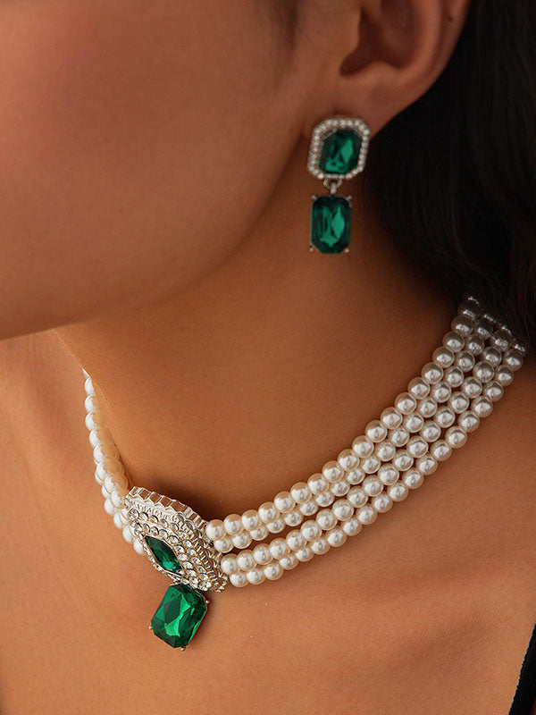 Geometric Necklaces Accessories Drop Earrings