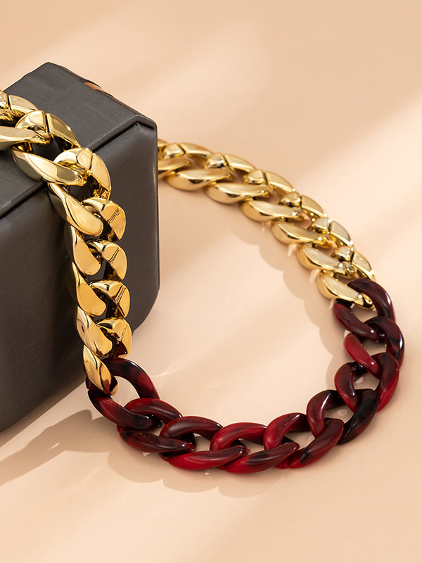 Contrast Color Necklaces Accessories