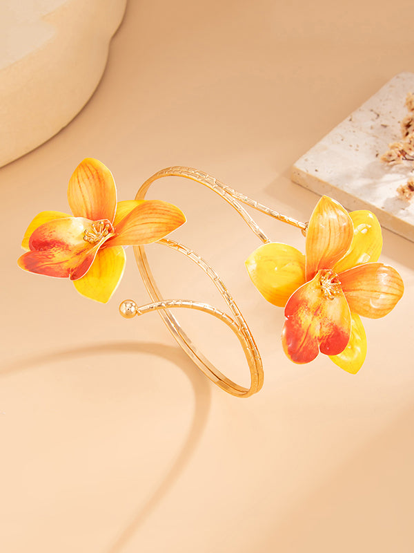 Chains Flower Shape Necklaces Accessories Earrings Accessories Armlet Accessories