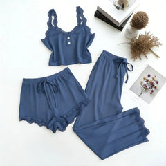 3 Pieces 2026 Nightwear High Sense Comfortable Homewear