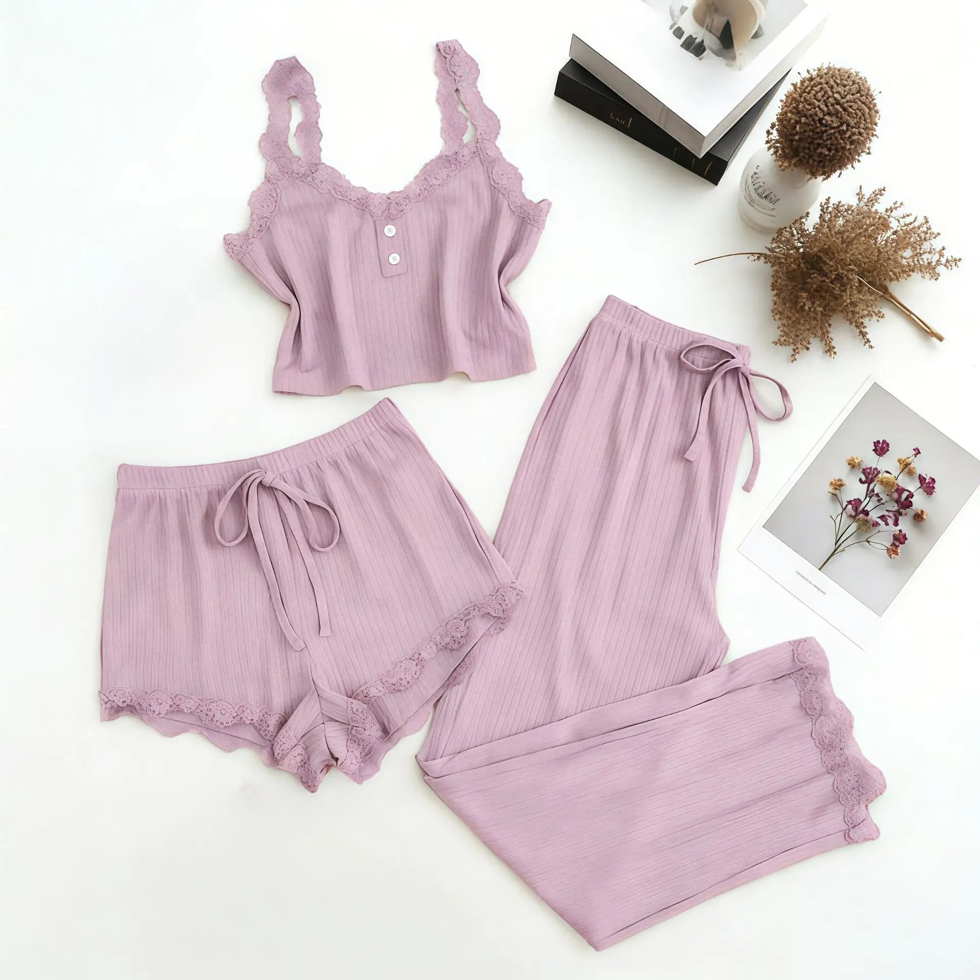 3 Pieces 2026 Nightwear High Sense Comfortable Homewear