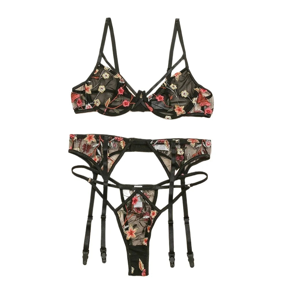 3 Pieces Set Embroidery