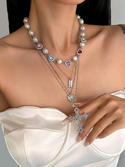 Layered Tasseled Necklaces Accessories