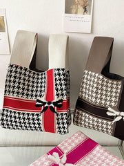 Printed Woven Handbag Bags Accessories