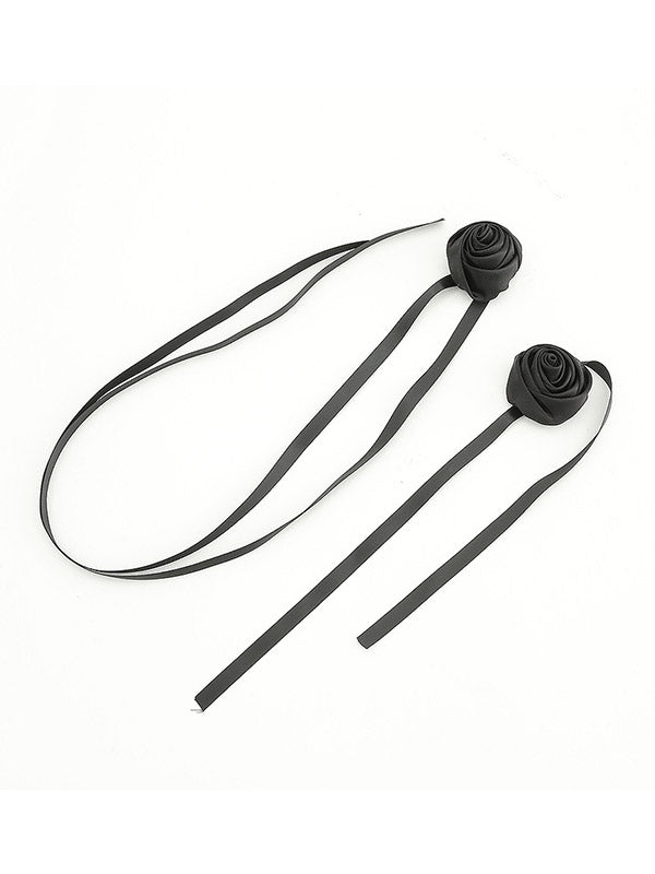 Solid Color Three-Dimensional Flower Necklaces Accessories Bracelet Accessories
