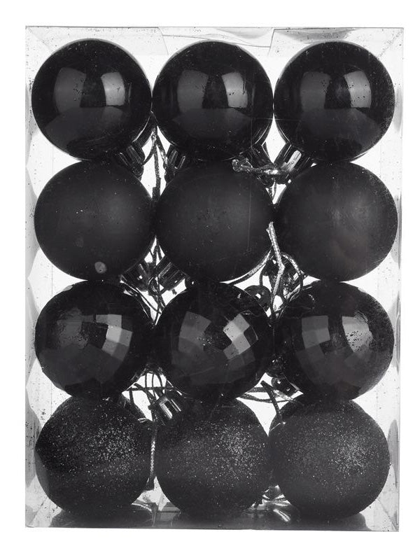 24Pcs Colorful Ball Christmas Tree Decoration