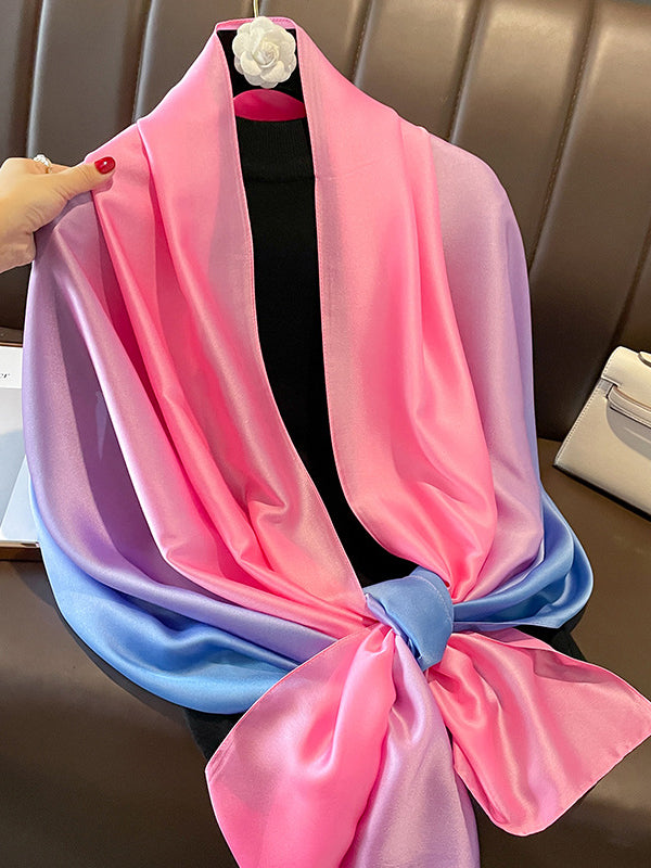 Gradient Keep Warm Leisure Scarf