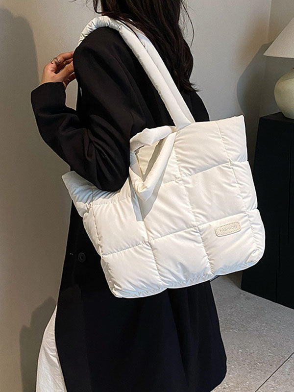Split-Joint Padded Tote Bags Handbags Bags
