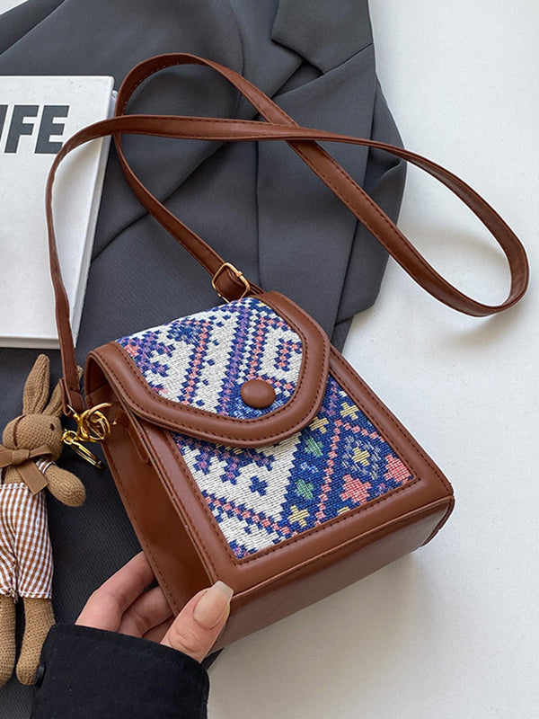 Geometric Split-Joint Crossbody Bags