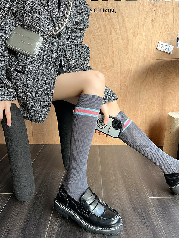 College Style Striped Stockings Accessories