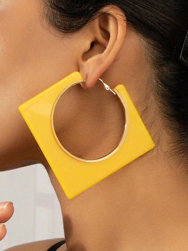 Geometric Normcore Drop Earrings