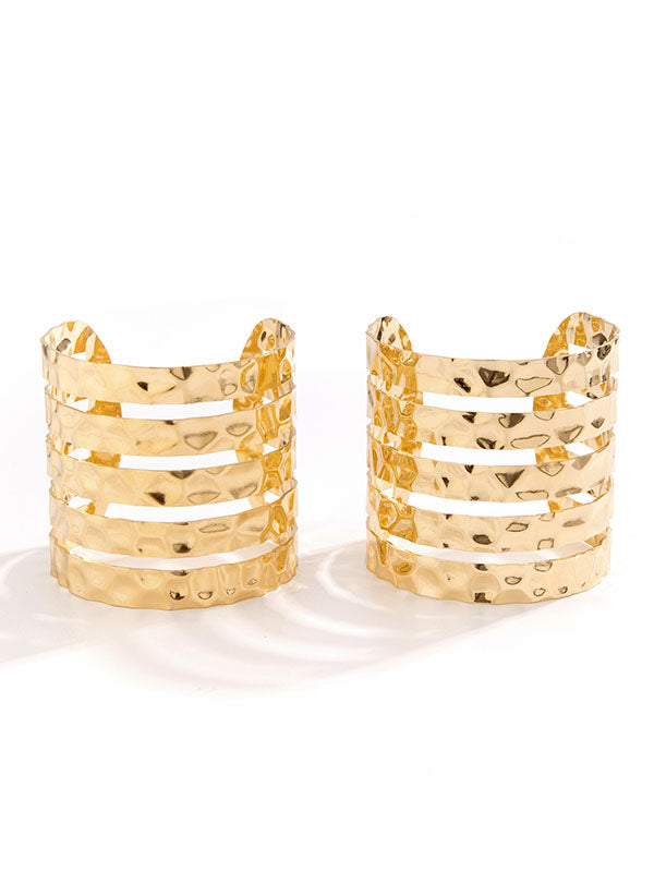 Geometric Hollow Solid Color Bracelet Accessories
