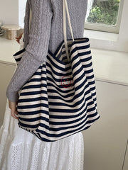 Split-Joint Striped Shoulder Bags Handbags Bags
