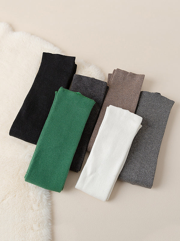 Casual Keep Warm Solid Color Leg Warmers Accessories