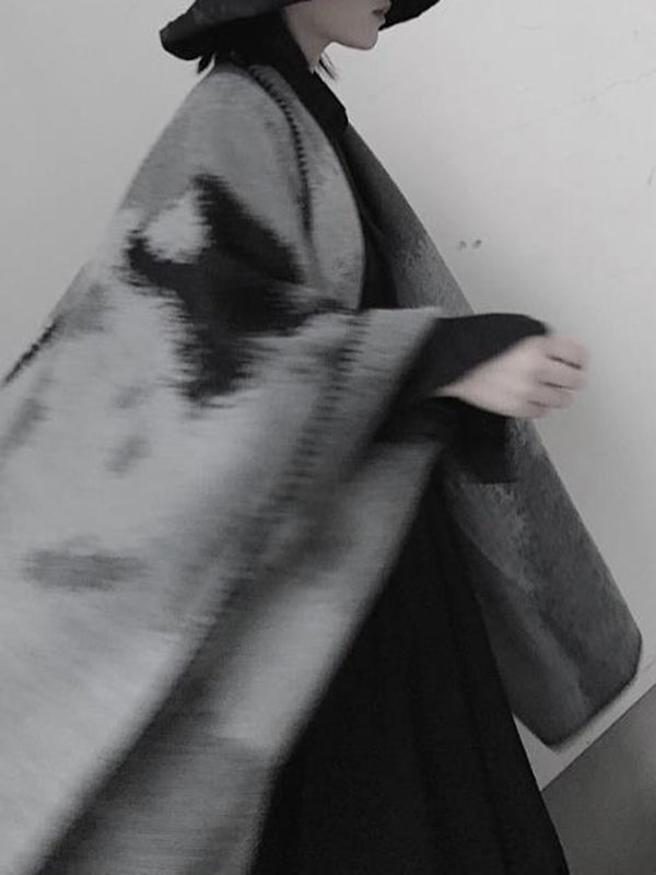 Keep Warm Tie-dyed Velvet Shawl&Scarf