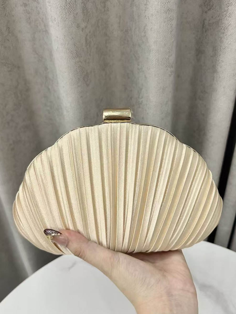 Lock Pleated Mini Bags Evening Bags & Clutches Crossbody Bags