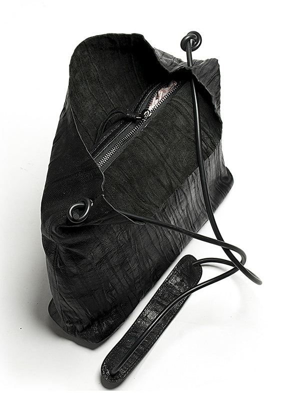 Retro Ruffled Single-shoulder Bag